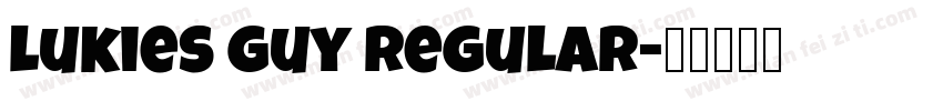 lukies guy regular字体转换